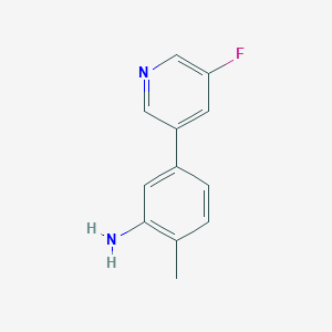 5-(5-Fluoropyridin-3-yl)-2-methylaniline