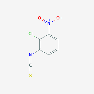 molecular formula C7H3ClN2O2S B14448996 Benzene, 2-chloro-1-isothiocyanato-3-nitro- CAS No. 77623-74-6