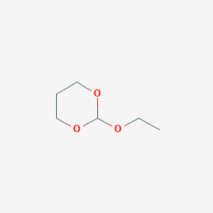 molecular formula C6H12O3 B14449014 2-Ethoxy-1,3-dioxane CAS No. 76508-46-8