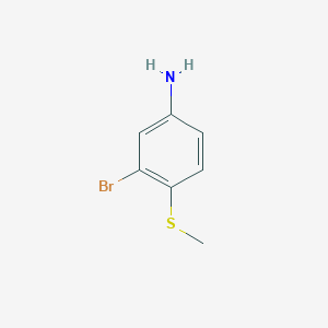 3-Bromo-4-(methylthio)benzenamine