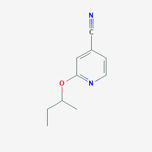 2-(Butan-2-yloxy)pyridine-4-carbonitrile