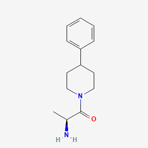 (S)-2-Amino-1-(4-phenylpiperidin-1-yl)-propan-1-one hydrochloride