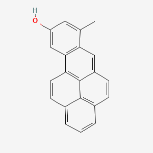 molecular formula C21H14O B14449124 Benzo(a)pyren-9-ol, 7-methyl- CAS No. 79418-87-4