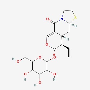 molecular formula C18H25NO8S B14449128 Xylostosidine CAS No. 74518-57-3