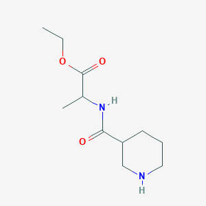 Ethyl 2-(piperidine-3-carbonylamino)propanoate