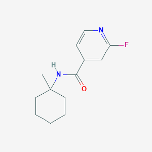 molecular formula C13H17FN2O B1444923 2-fluoro-N-(1-methylcyclohexyl)pyridine-4-carboxamide CAS No. 1308019-10-4