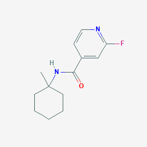 2-fluoro-N-(1-methylcyclohexyl)pyridine-4-carboxamide