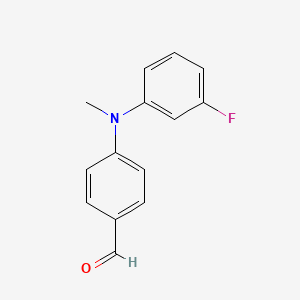 4-[(3-Fluorophenyl)(methyl)amino]benzaldehyde