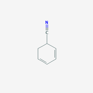 molecular formula C7H7N B14449272 Cyclohexa-2,4-diene-1-carbonitrile CAS No. 76356-97-3