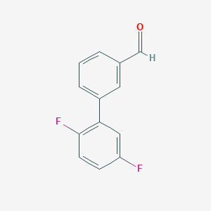 molecular formula C13H8F2O B1444931 3-(2,5-Difluorophenyl)benzaldehyde CAS No. 1181359-89-6