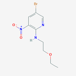 5-bromo-N-(2-ethoxyethyl)-3-nitro-2-pyridinamine