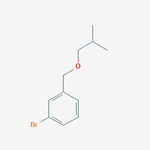 molecular formula C11H15BrO B1444947 1-bromo-3-[(2-methylpropoxy)methyl]benzene CAS No. 1250097-04-1