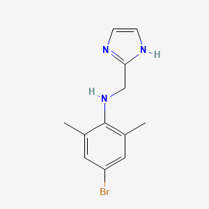 4-bromo-N-(1H-imidazol-2-ylmethyl)-2,6-dimethylaniline