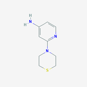 2-Thiomorpholinopyridin-4-amine