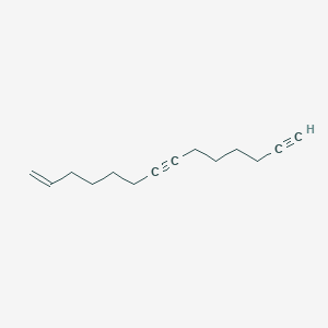 molecular formula C14H20 B14449647 Tetradec-1-ene-7,13-diyne CAS No. 74585-61-8