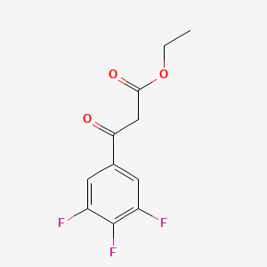 molecular formula C11H9F3O3 B1444968 Ethyl (3,4,5-trifluorobenzoyl)acetate CAS No. 1260827-62-0