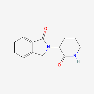 molecular formula C13H14N2O2 B14449726 Phthalimidine, N-(2-oxo-3-piperidyl)- CAS No. 79458-80-3