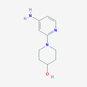 1-(4-Aminopyridin-2-yl)piperidin-4-ol