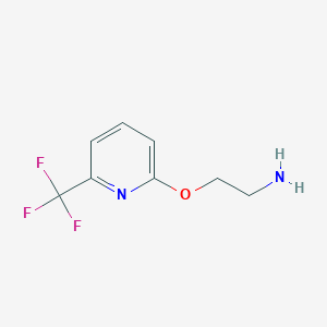 2-(2-Aminoethoxy)-6-(trifluoromethyl)pyridine