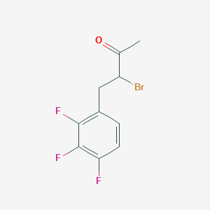 3-Bromo-4-(2,3,4-trifluorophenyl)butan-2-one