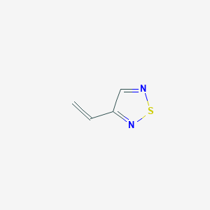 molecular formula C4H4N2S B14449867 3-Ethenyl-1,2,5-thiadiazole CAS No. 75238-58-3