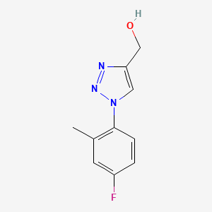 [1-(4-Fluoro-2-methylphenyl)-1H-1,2,3-triazol-4-yl]methanol