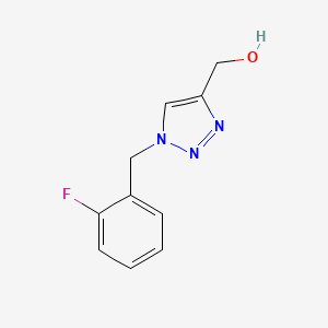 molecular formula C10H10FN3O B1444988 (1-(2-fluorobenzyl)-1H-1,2,3-triazol-4-yl)methanol CAS No. 1248399-78-1