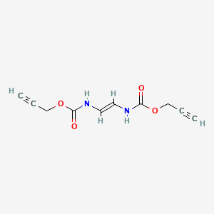 molecular formula C10H10N2O4 B14449924 Di-2-propynyl N,N'-vinylenedicarbamate CAS No. 73622-96-5