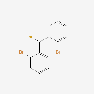molecular formula C13H9Br2Si B14449952 Pubchem_71403795 CAS No. 75302-84-0
