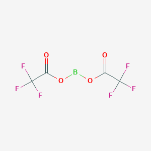 molecular formula C4BF6O4 B14449974 Bis(trifluoroacetoxy)borane CAS No. 75626-03-8