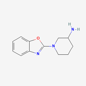 1-(Benzo[d]oxazol-2-yl)piperidin-3-amine