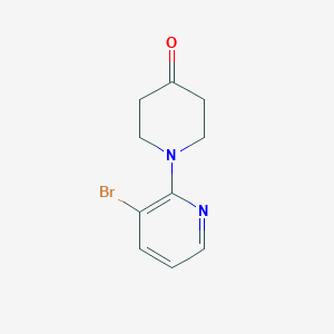 1-(3-Bromopyridin-2-yl)piperidin-4-one