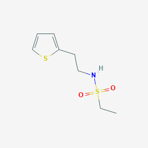 N-[2-(thiophen-2-yl)ethyl]ethane-1-sulfonamide