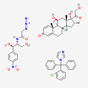 molecular formula C55H59ClFN7O10 B14450032 Baycuten CAS No. 77124-28-8
