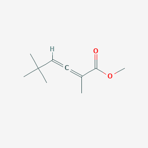 molecular formula C10H16O2 B14450058 Methyl 2,5,5-trimethylhexa-2,3-dienoate CAS No. 74268-54-5