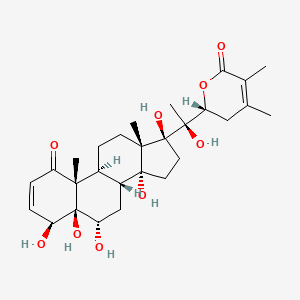 molecular formula C28H40O9 B14450099 Withaperuvin CAS No. 78285-97-9
