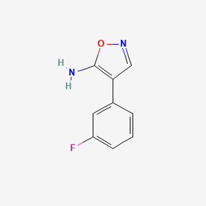 4-(3-Fluorophenyl)isoxazol-5-amine