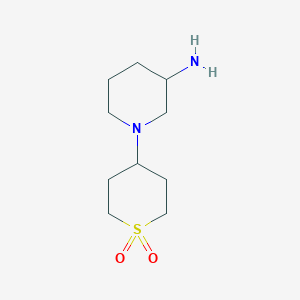 4-(3-aminopiperidin-1-yl)tetrahydro-2H-thiopyran 1,1-dioxide