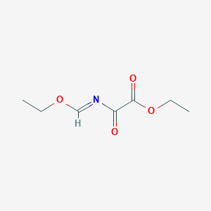 molecular formula C7H11NO4 B14450130 Ethyl [(E)-(ethoxymethylidene)amino](oxo)acetate CAS No. 79437-79-9