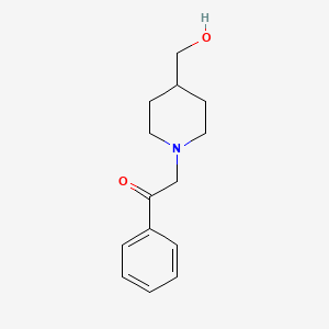 2-[4-(Hydroxymethyl)piperidin-1-yl]-1-phenylethan-1-one
