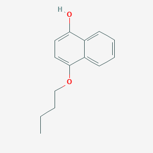 molecular formula C14H16O2 B14450169 4-Butoxynaphthalen-1-OL CAS No. 73661-01-5