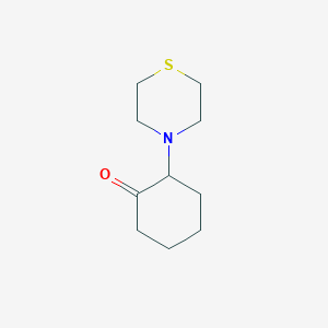 2-(Thiomorpholin-4-yl)cyclohexan-1-one