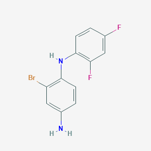 2-bromo-1-N-(2,4-difluorophenyl)benzene-1,4-diamine