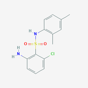 2-amino-6-chloro-N-(2,4-dimethylphenyl)benzenesulfonamide