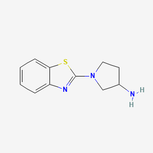 1-(Benzo[d]thiazol-2-yl)pyrrolidin-3-amine