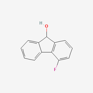 molecular formula C13H9FO B14450240 4-Fluoro-9h-fluoren-9-ol CAS No. 73058-52-3