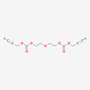 molecular formula C12H14O7 B14450247 Oxydi(ethane-2,1-diyl) diprop-2-yn-1-yl biscarbonate CAS No. 76652-28-3