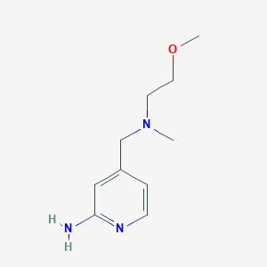 4-{[(2-Methoxyethyl)(methyl)amino]methyl}pyridin-2-amine
