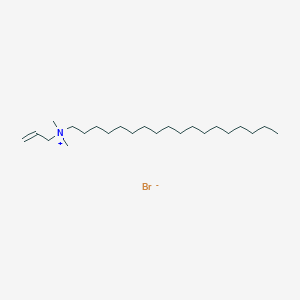 molecular formula C23H48BrN B14450295 N,N-Dimethyl-N-(prop-2-en-1-yl)octadecan-1-aminium bromide CAS No. 75871-62-4