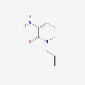 molecular formula C8H10N2O B1445033 3-Amino-1-(prop-2-en-1-yl)-1,2-dihydropyridin-2-one CAS No. 1248449-14-0